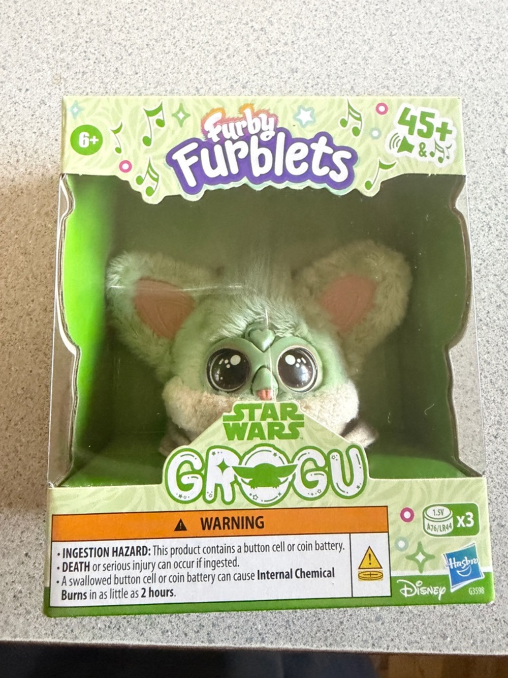 New Furby Furblets Hasbro Disney Star Wars GROGU Baby 6+ Electronic Plush Toy